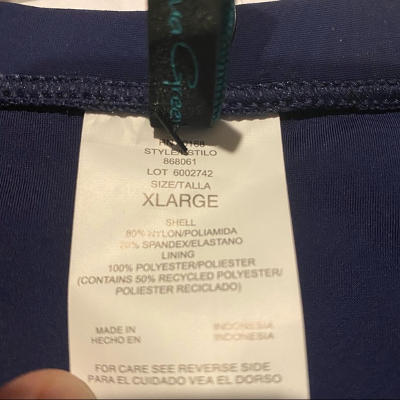 Women's Swim Brief Bikini Bottom - Navy Blue - Picture 7 of 7